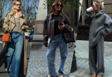 Modische Herbstoutfits mit vielseitigen Lederdetails